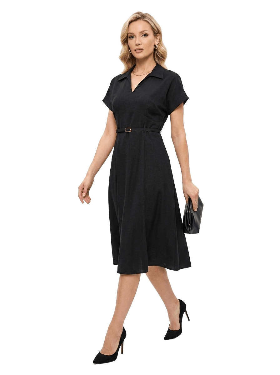Vestido LUCREZIA en BLACK OI 2026