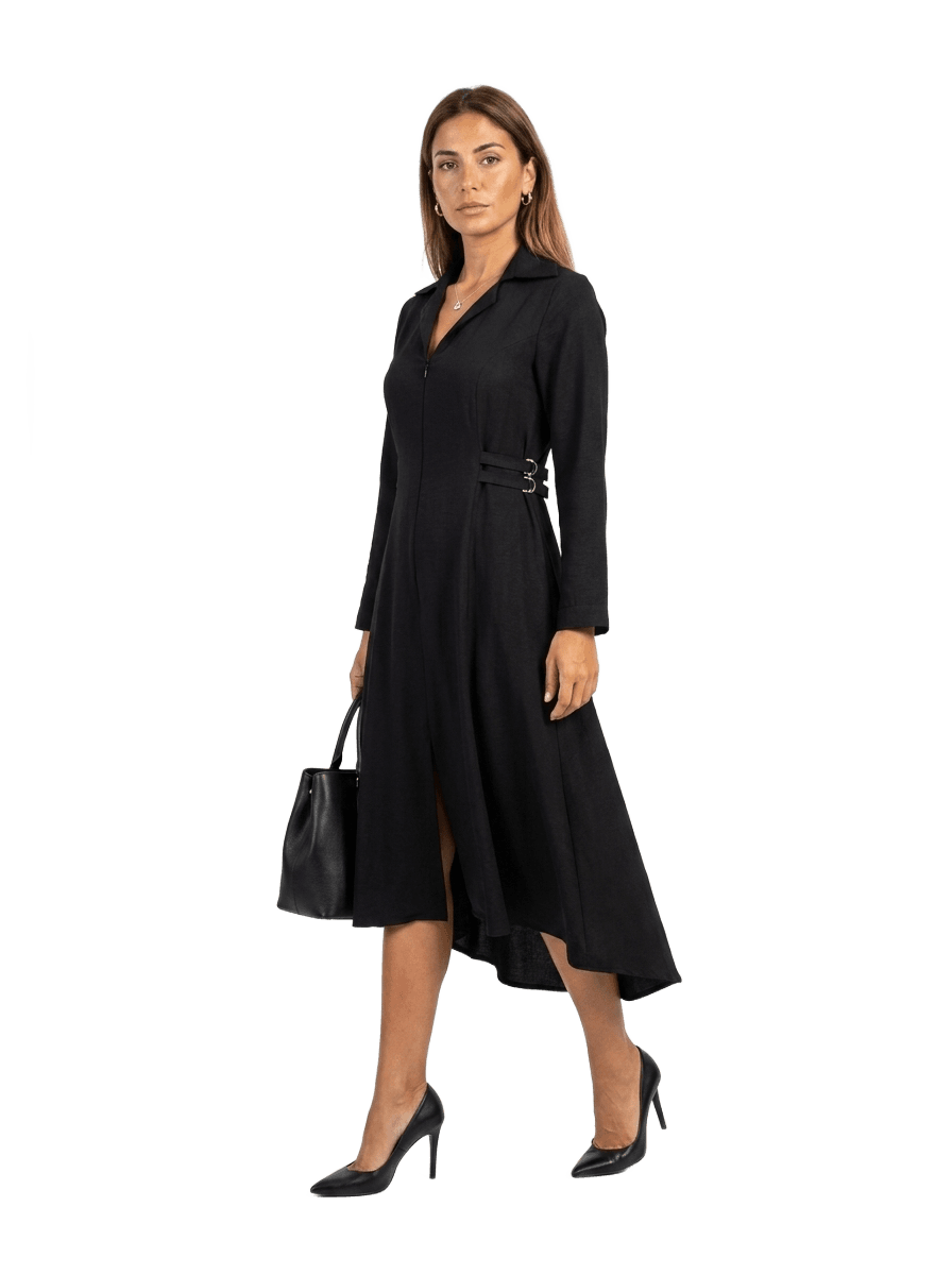 Vestido ZIMRI en BLACK OI 2026
