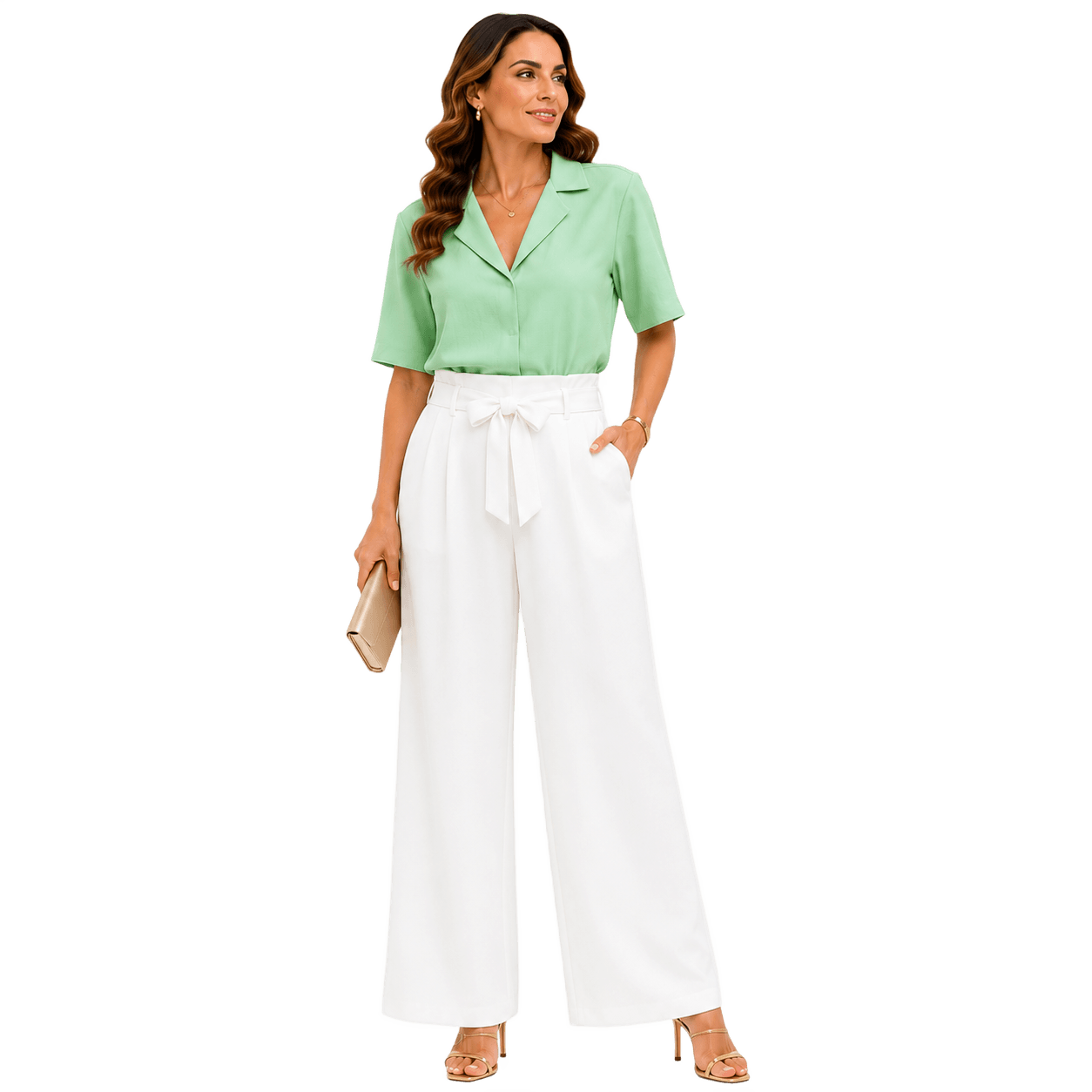 Blusa TITI en GREEN PV 2026